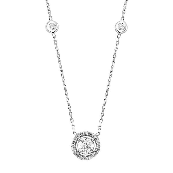 Gisele Solitaire Diamond Necklace