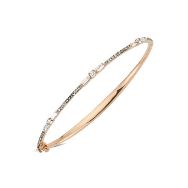 Lavinia Baugette Diamond Handcuff Bracelet