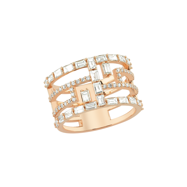 Sera Baugette Cut Diamond Ring