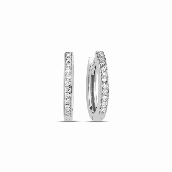 Patricia Mini Diamond Hoop Earrings