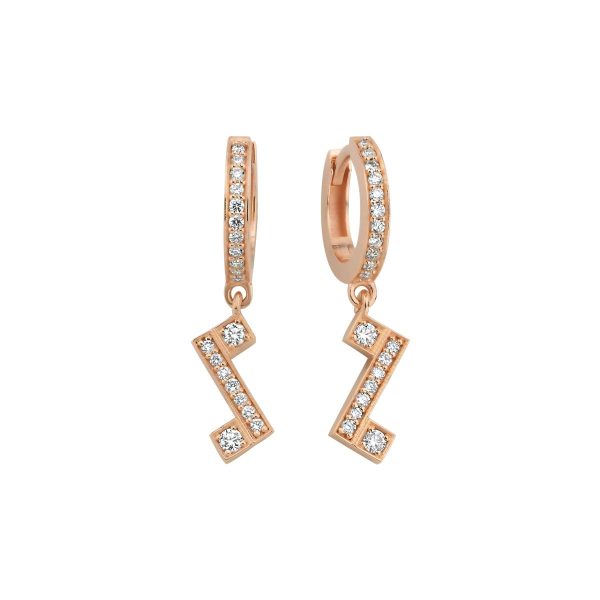 Zeta Diamond Earrings